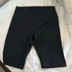 Black and blue bike shorts, selling as a set